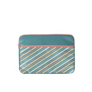 15" Zippered Pocket Laptop Sleeve (Vegan Leather)