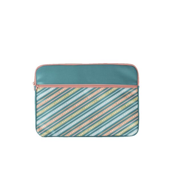 15" Zippered Pocket Laptop Sleeve (Vegan Leather)