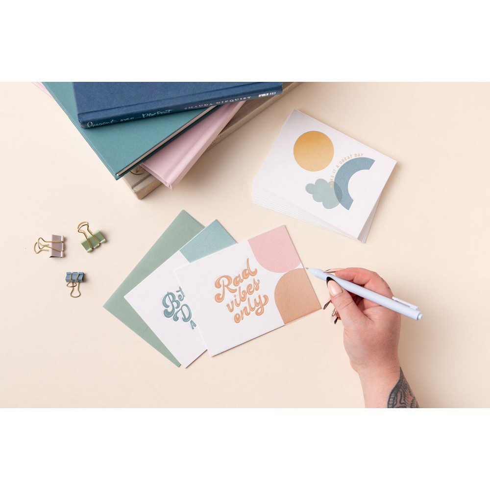 4.25"x5.5" Flat Letterpress Card