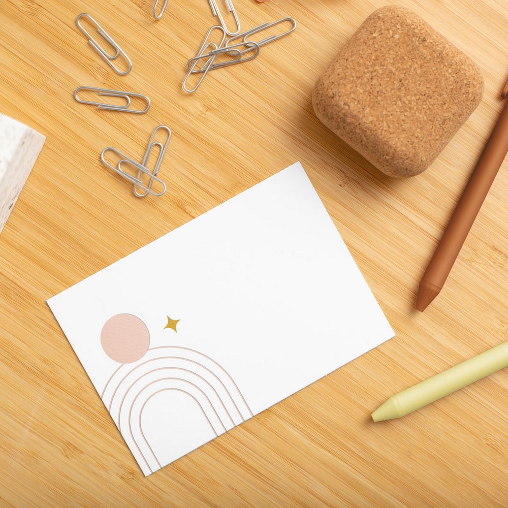 Flat Letterpress Card (3.5"x 5")