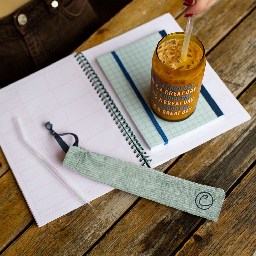 Pouch For Reusable Straws - Corduroy