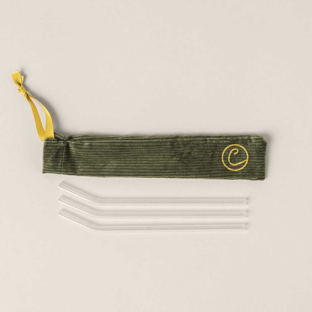 Pouch For Reusable Straws - Corduroy