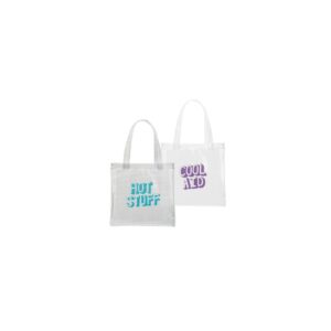 Continued Teeny Tiny Clear/Grid Vinyl Tote