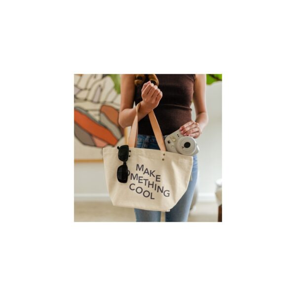 Dumpling Tote - Heavyweight Canvas With Leather