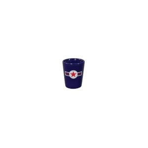 1 1/2 Oz. Cobalt Blue Ceramic Shot Glass