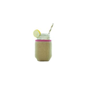 Burlap Jar Kaddy + Bias Trim