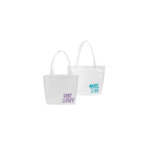 Continued Clear/Grid Vinyl Birdie Bag