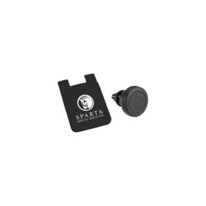 Magnetic Phone Mount w/ Silicone Wallet