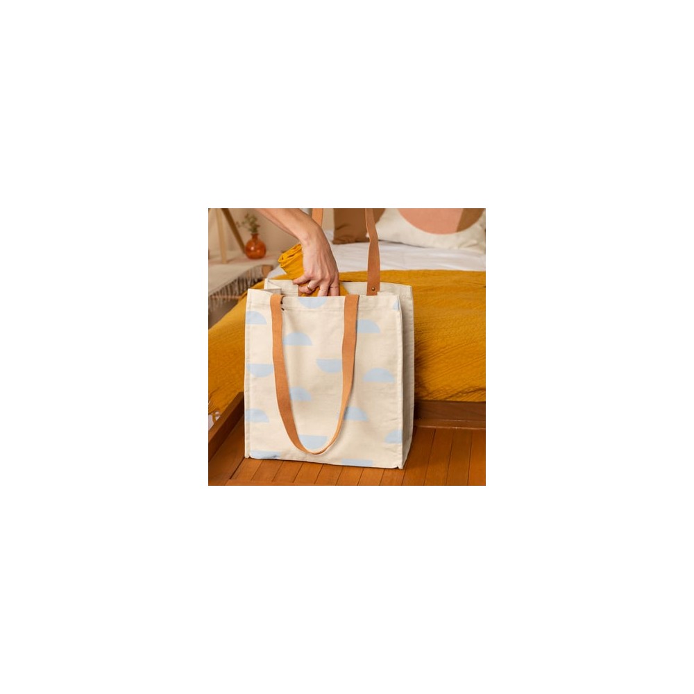All That Grocery Tote - Heavyweight Canvas With Leather