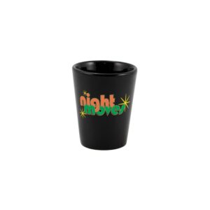 1.5 Oz. Black Glass Shot Glass