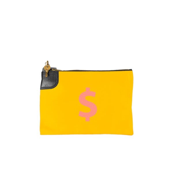 10.5"x9" Laminated Nylon Night Deposit Bag w/Standard Swing Lock