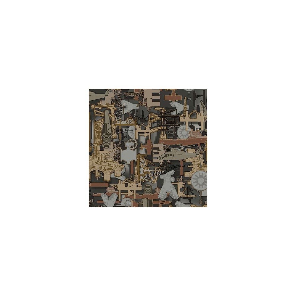 PKR Two-Tone Trademarked Camo Kolder Kaddy Coolie