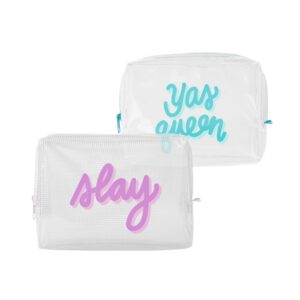 Continued Busy Bee Pouch (Clear + Grid Vinyl)