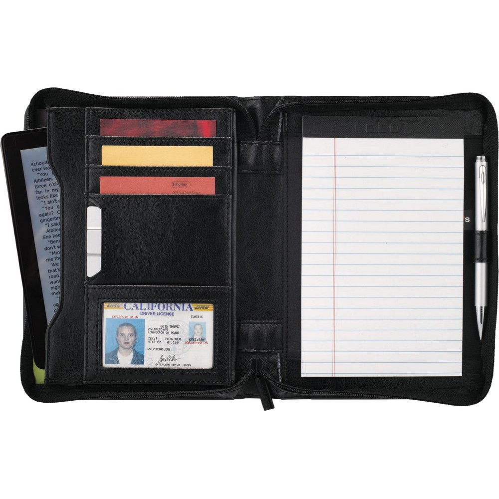 Renaissance Jr. Zippered Padfolio w FSC® Mix Paper