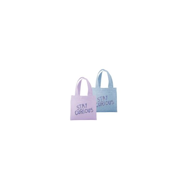 Continued Itty Bitty Colored Canvas/Denim Tote