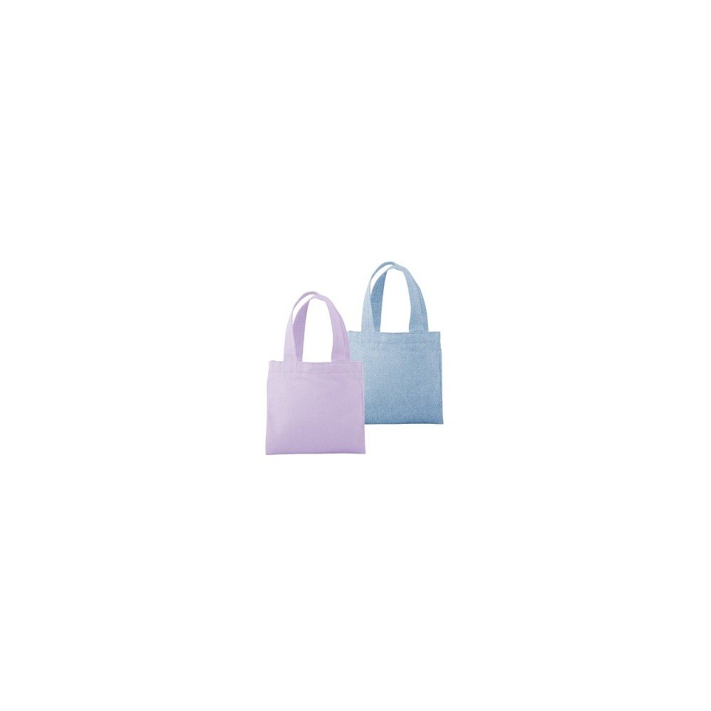 Continued Itty Bitty Colored Canvas/Denim Tote