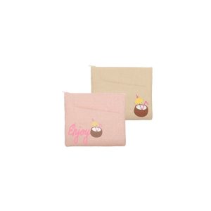 Continued Dollface Peek-a-boo Pouch (Straw)