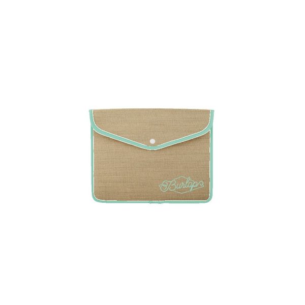 Burlap Snapfolio For 11" Macbook Air®/Macbook Pro®
