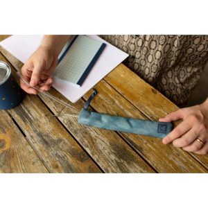 Pouch For Reusable Straws - 1000d RPET (w/ Straws)