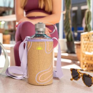 Simple Hydration Sling Pouch (Burlap Neoprene)