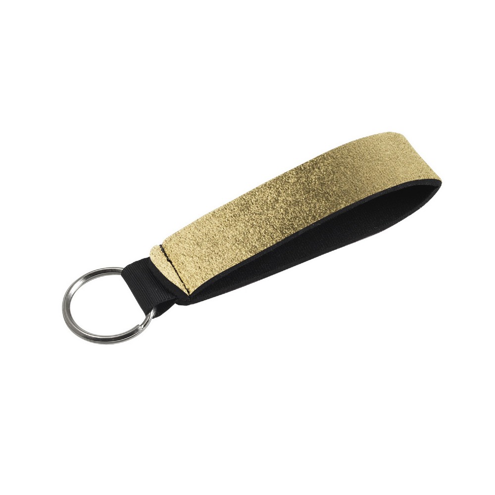 Metallic Neoprene Wrist Strap Key Holder