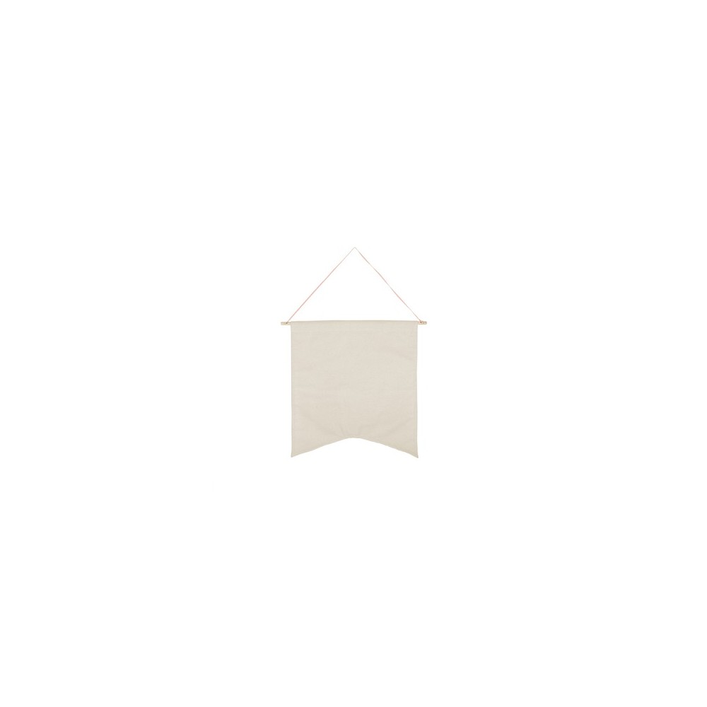 Continued Wallflower Large Pennant (Natural Canvas)