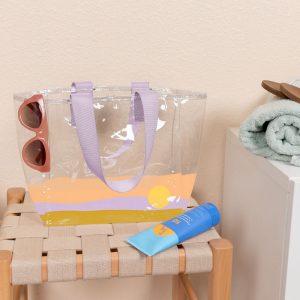 Small Clear Vinyl All Day Tote
