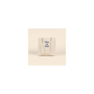 This Is Fast Daily Grind - Natural Canvas