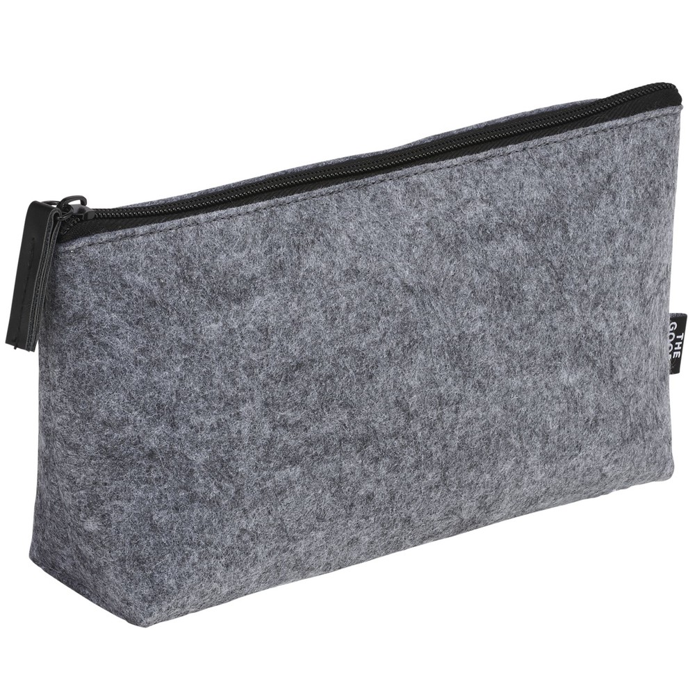 The Goods Recycled Felt Zippered Pouch