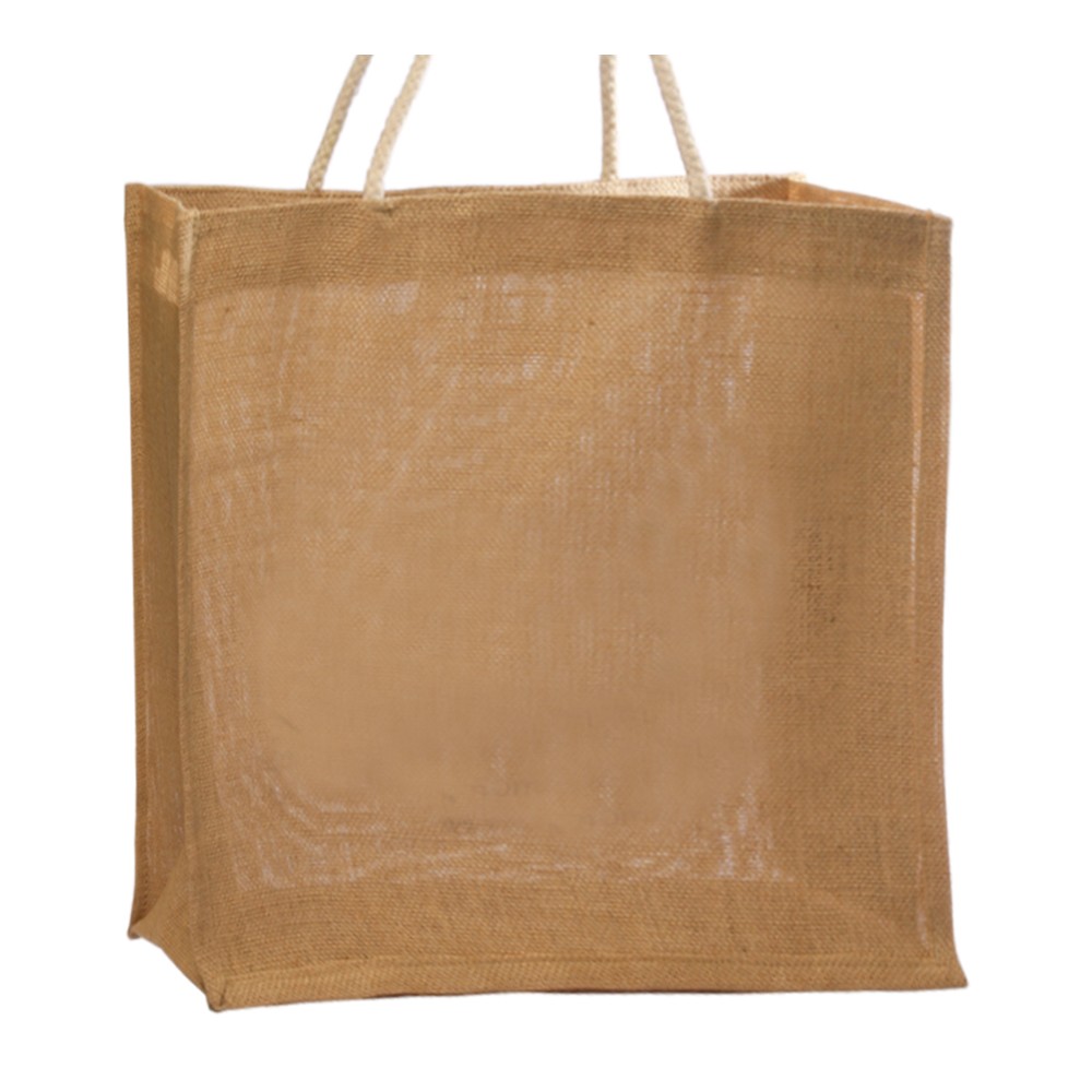 Jute Bags with Rope Handle (15.875"x14")