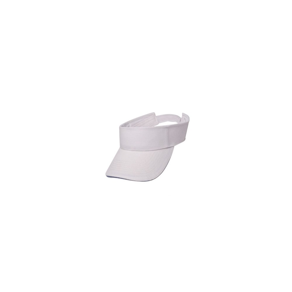Solid Color Brushed Cotton Sandwich Visors
