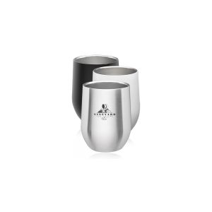 11 Oz. Stainless Steel Stemless Wine Glasses