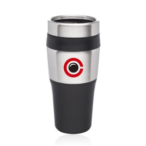 16 Oz. Insulated Travel Tumblers w/ Stainless Steel Upper Band