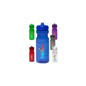 24 Oz. Poly-Clear Bike Water Bottles