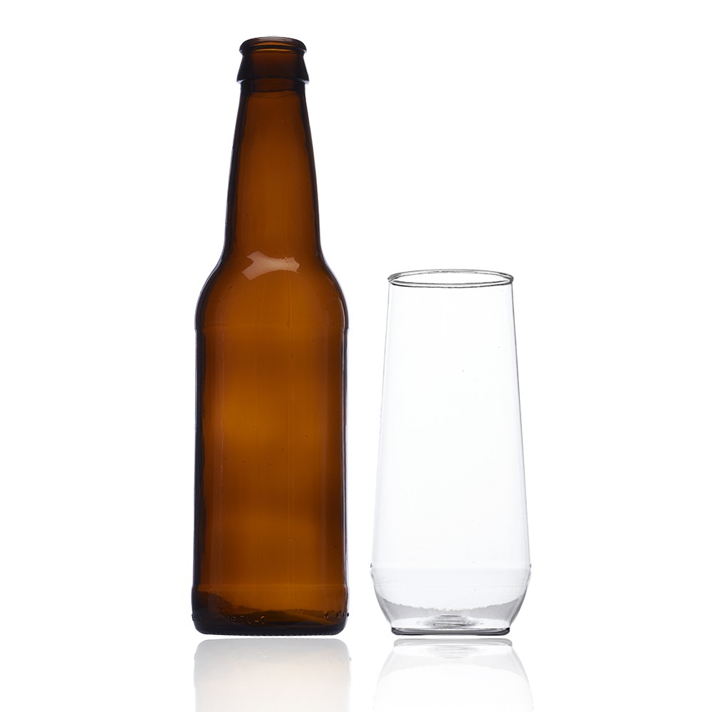 10 Oz. Stemless Plastic Champagne Flutes