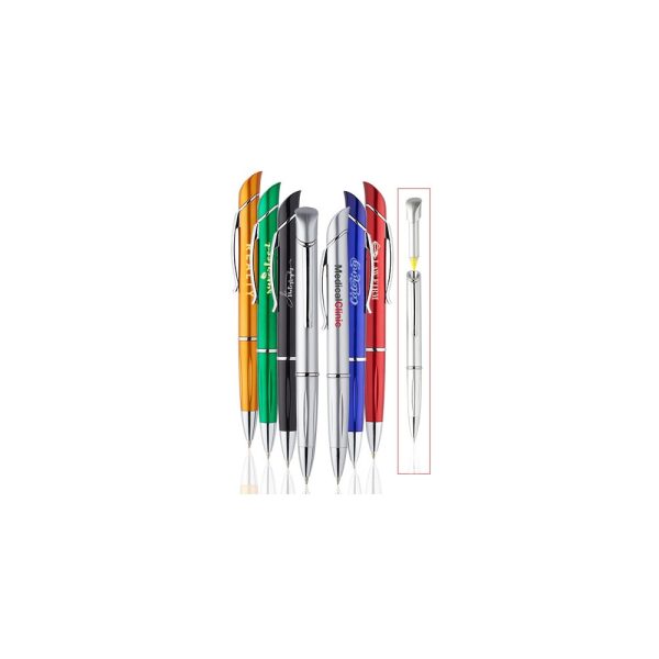 Big 10 Twist Plastic Pens with Highlighter