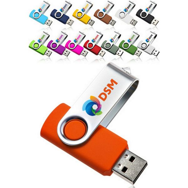 8 GB Swivel USB Flash Drive