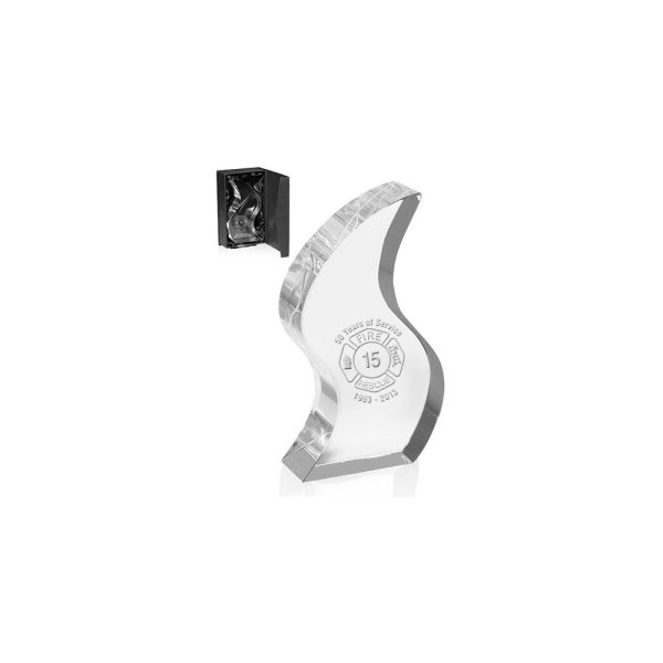 Curved Crystal Glass Awards