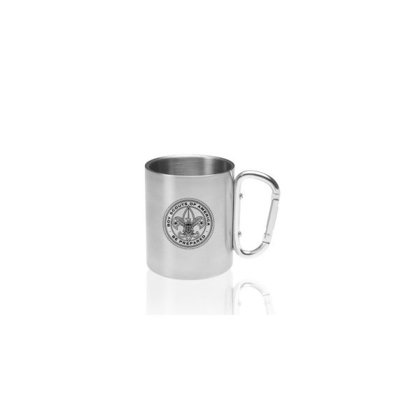 10 Oz. Carabiner Handle Stainless Steel Mugs