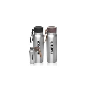 17 Oz. Vacuum Insulated Water Bottles with Carrying Strap