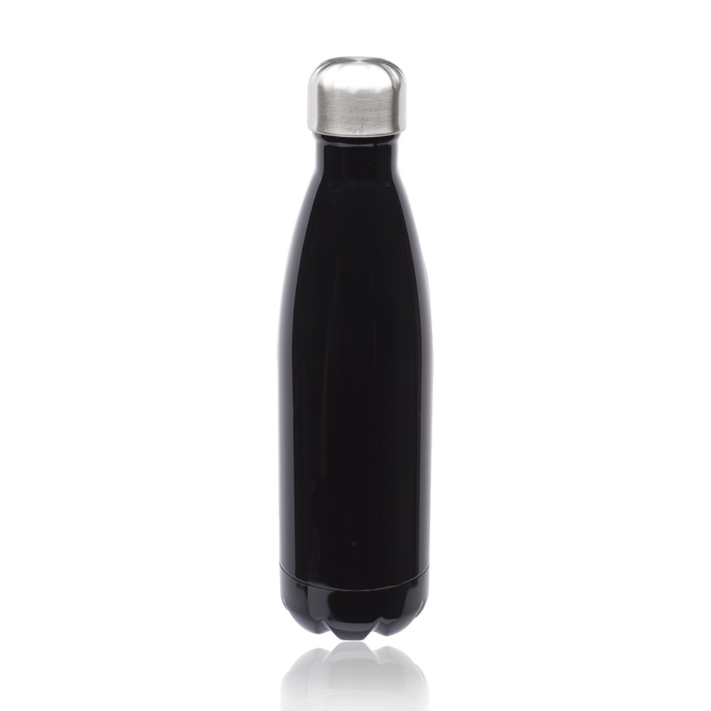 17 Oz. Stainless Steel Levian Cola Shaped Bottles