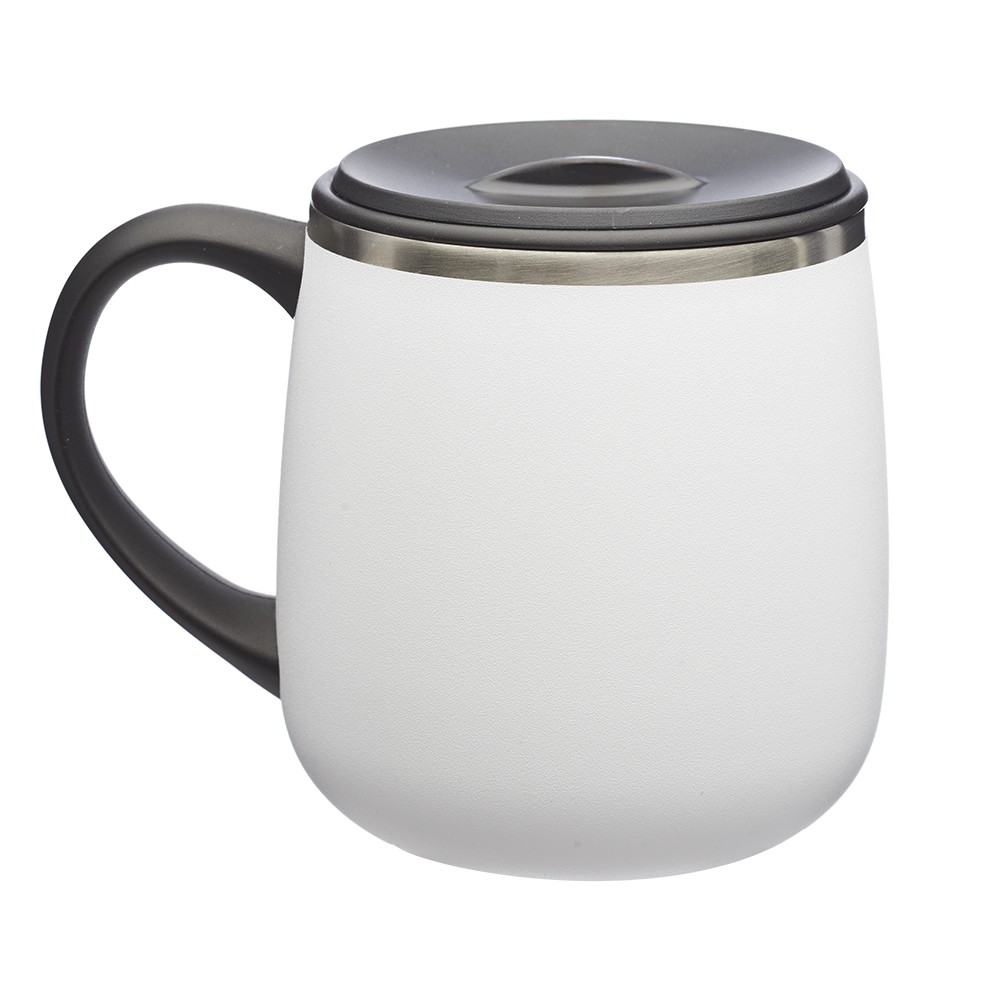 11 Oz. Stainless Steel Coffee Mugs with Lid