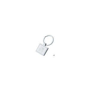 Square Frame Metal Keychains