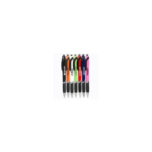 Bright Color Rubber Grip Ballpoint Pen