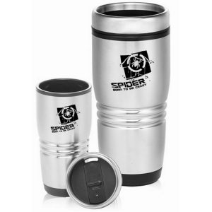 16 Oz. Stainless Steel Tumblers w/ Spill Proof Lid