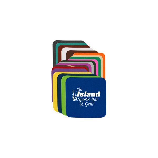 4 Inch Squared Foam Coasters