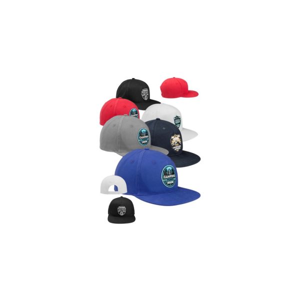 New World Snapback Caps with Flat Bill