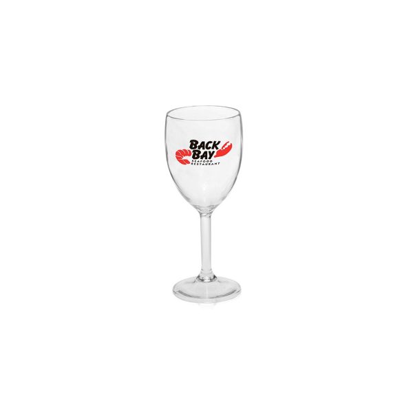 10 Oz. Plastic White Wine Glasses
