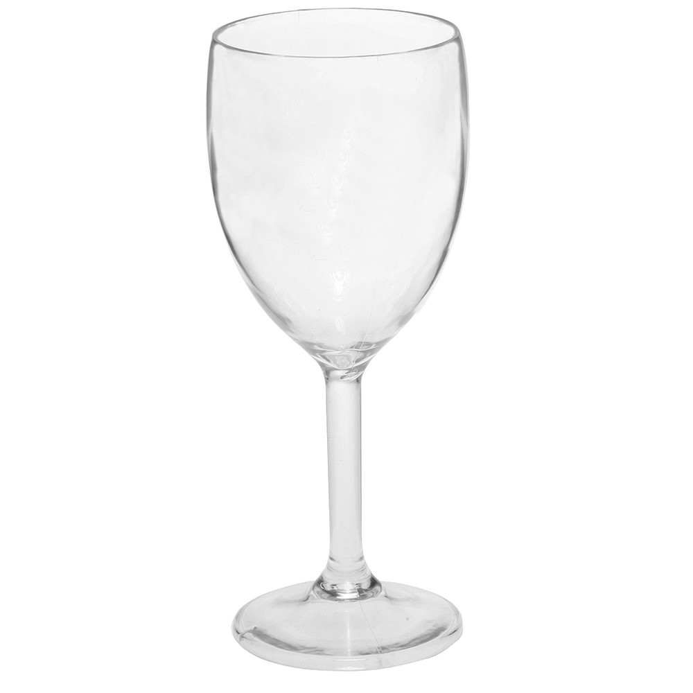 10 Oz. Plastic White Wine Glasses
