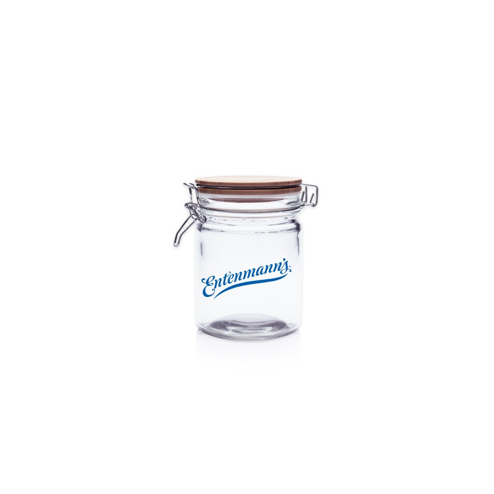22 Oz. Candy Jars with Hinged Wood Lids